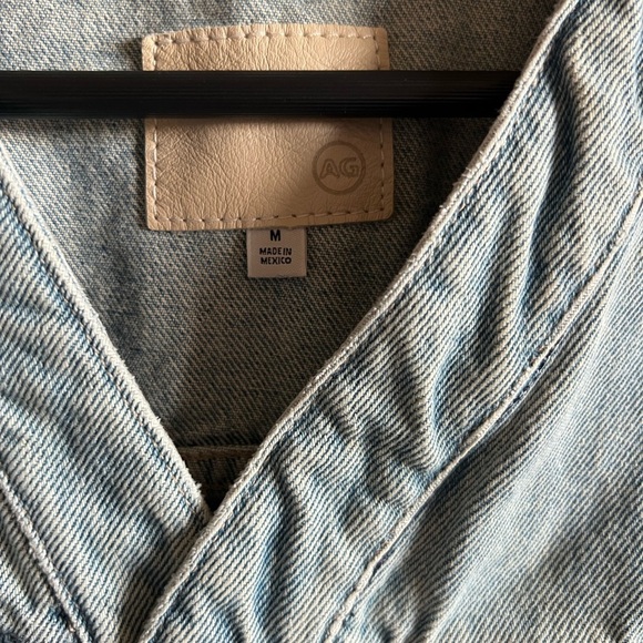 AG Adriano Goldschmied Cropped Denim Jacket NWT - Picture 2 of 5